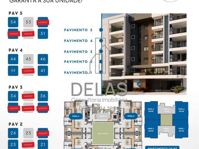#270 - Apartamento para Venda em Atibaia - SP - 2